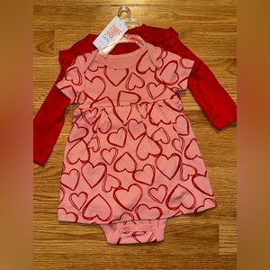 Baby Girls Dress Set Size 12 Months New